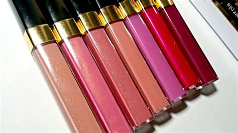 chanel levres scintillantes swatches.